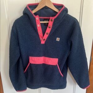 Carhartt Blue and Pink Sweatshirt(XL/14)